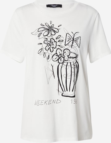 T-shirt 'NERVI' Weekend Max Mara en blanc : devant