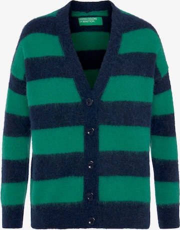 UNITED COLORS OF BENETTON Knit Cardigan in Blue: front