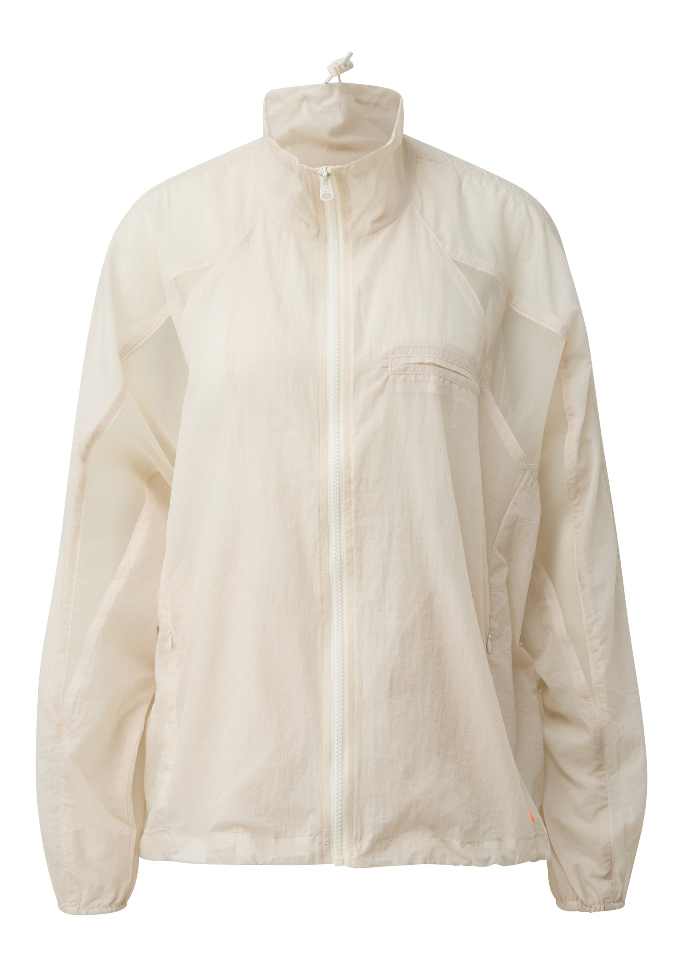 QS Between-Season Jacket in Beige: front
