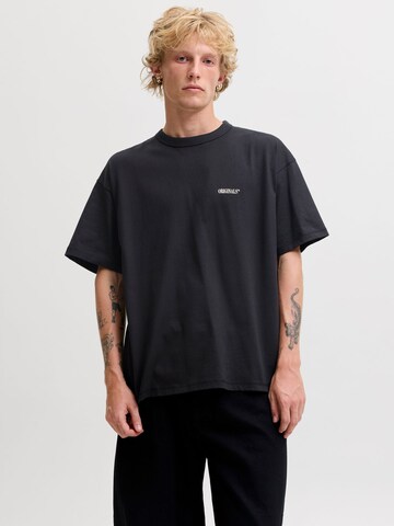 JACK & JONES - Camiseta en negro: frente