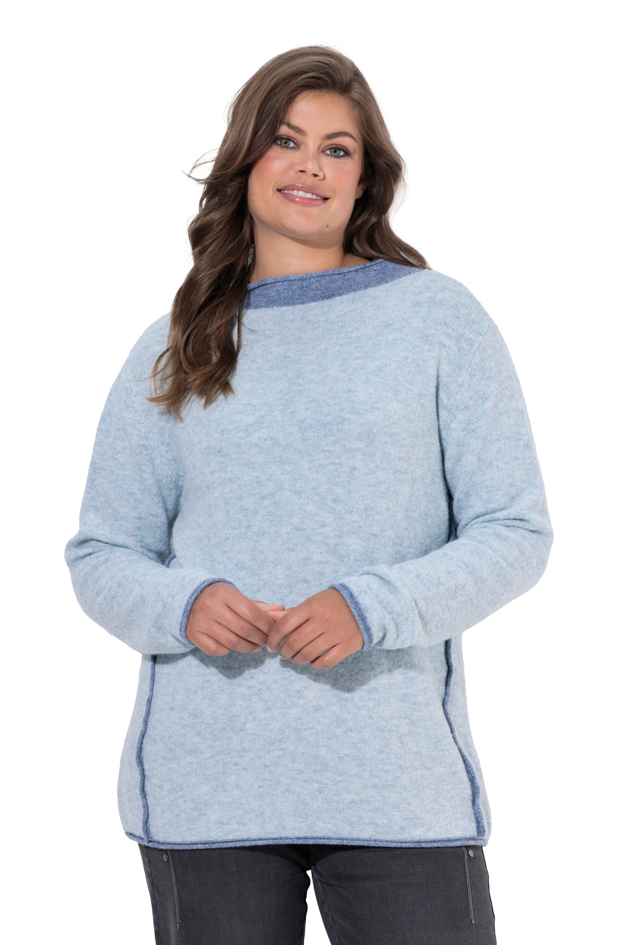 LAURASØN Trui in Blauw: voorkant