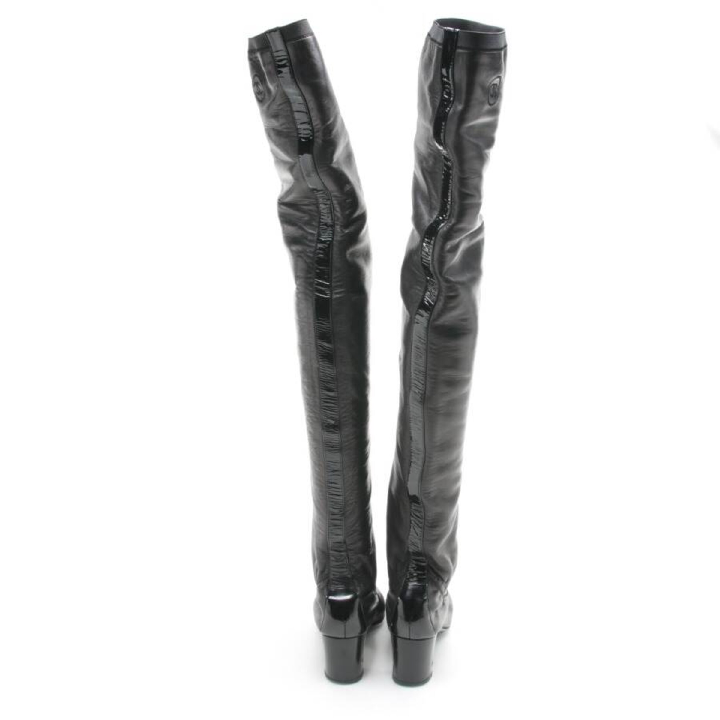 CHANEL Dress Boots in 36 in Brown