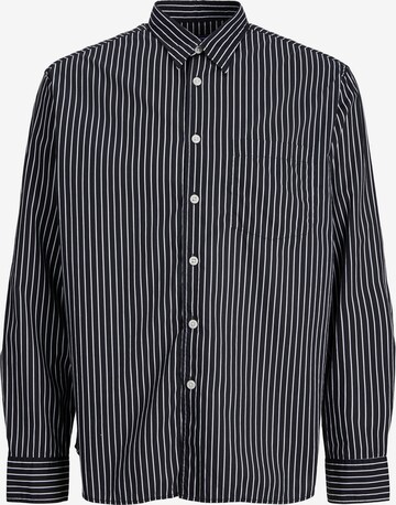 JACK & JONES Классический крой Рубашка в Черный: спереди