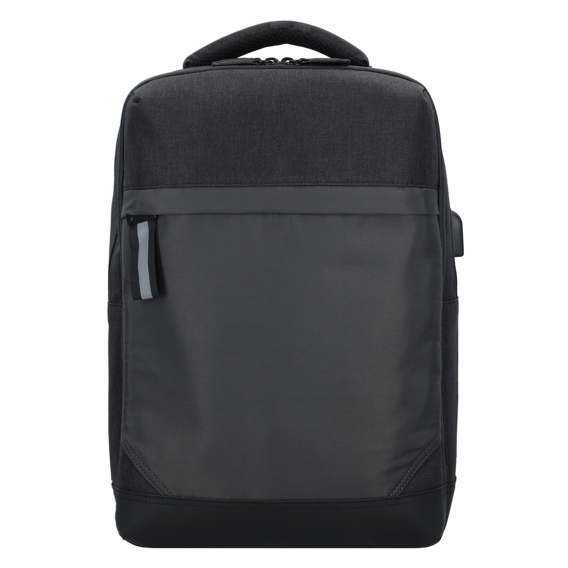Picard Rucksack in Schwarz: Vorderseite