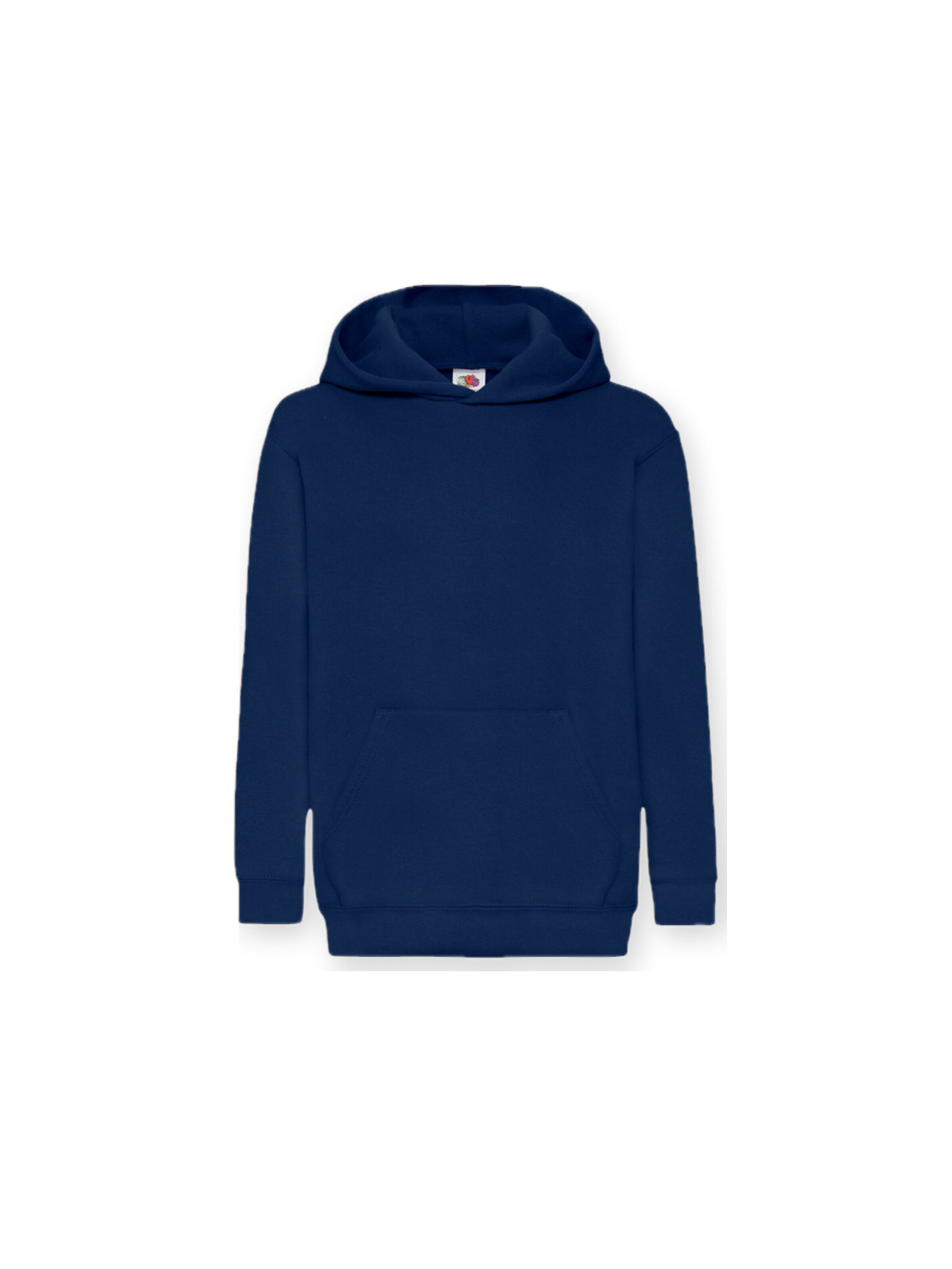 FRUIT OF THE LOOM Sweatshirt 'Hoodie for kids' in Blauw: voorkant