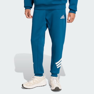 ADIDAS SPORTSWEAR Tapered Sportbroek 'Marvel Spider-Man' in Blauw: voorkant