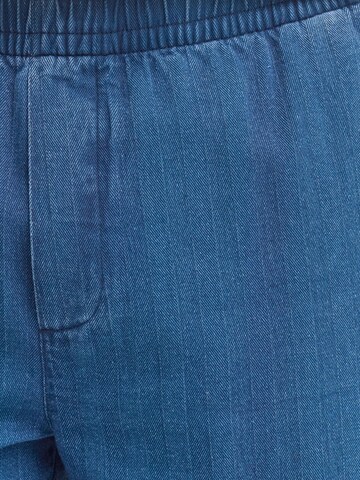 Casual Friday Loose fit Jeans ' CFBeck Herringbone ' in Blue