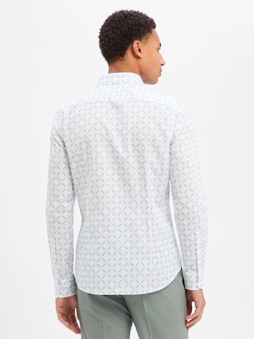 Coupe slim Chemise 'Pierce' JOOP! en blanc