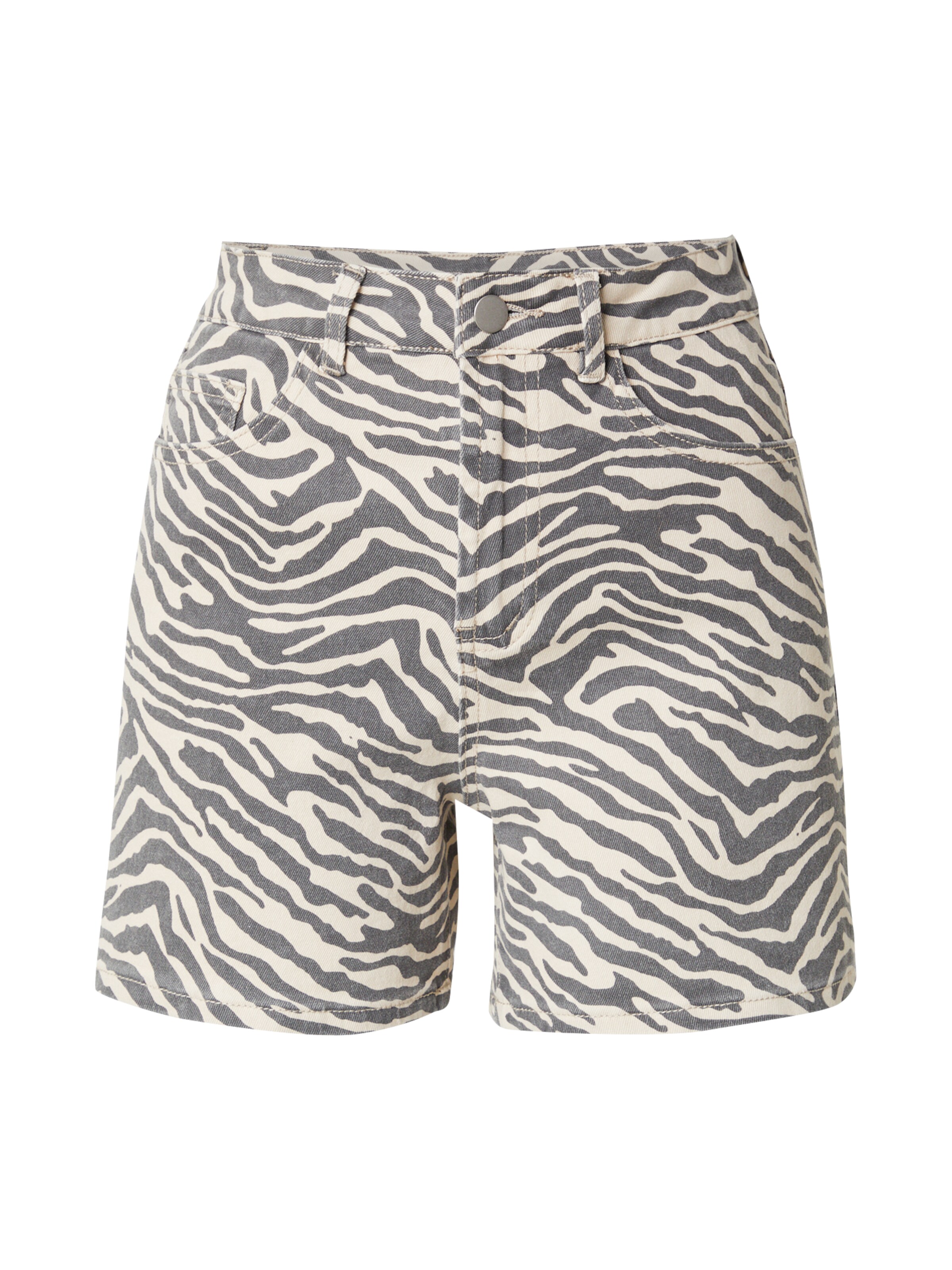 VILA Jean 'VIChia' en crème / sable / gris basalte, Vue avec produit