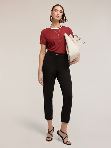 Loosefit Pantalon MOTIVI en noir