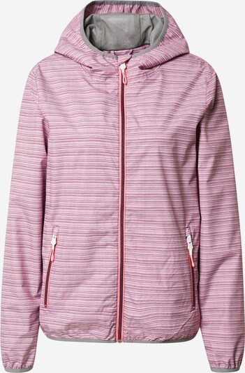 KILLTEC Outdoor jacket in Grey / Pink / Burgundy / White, Item view