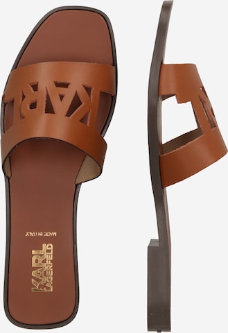 Karl Lagerfeld Mules 'SKOOT II Karl' in Brown