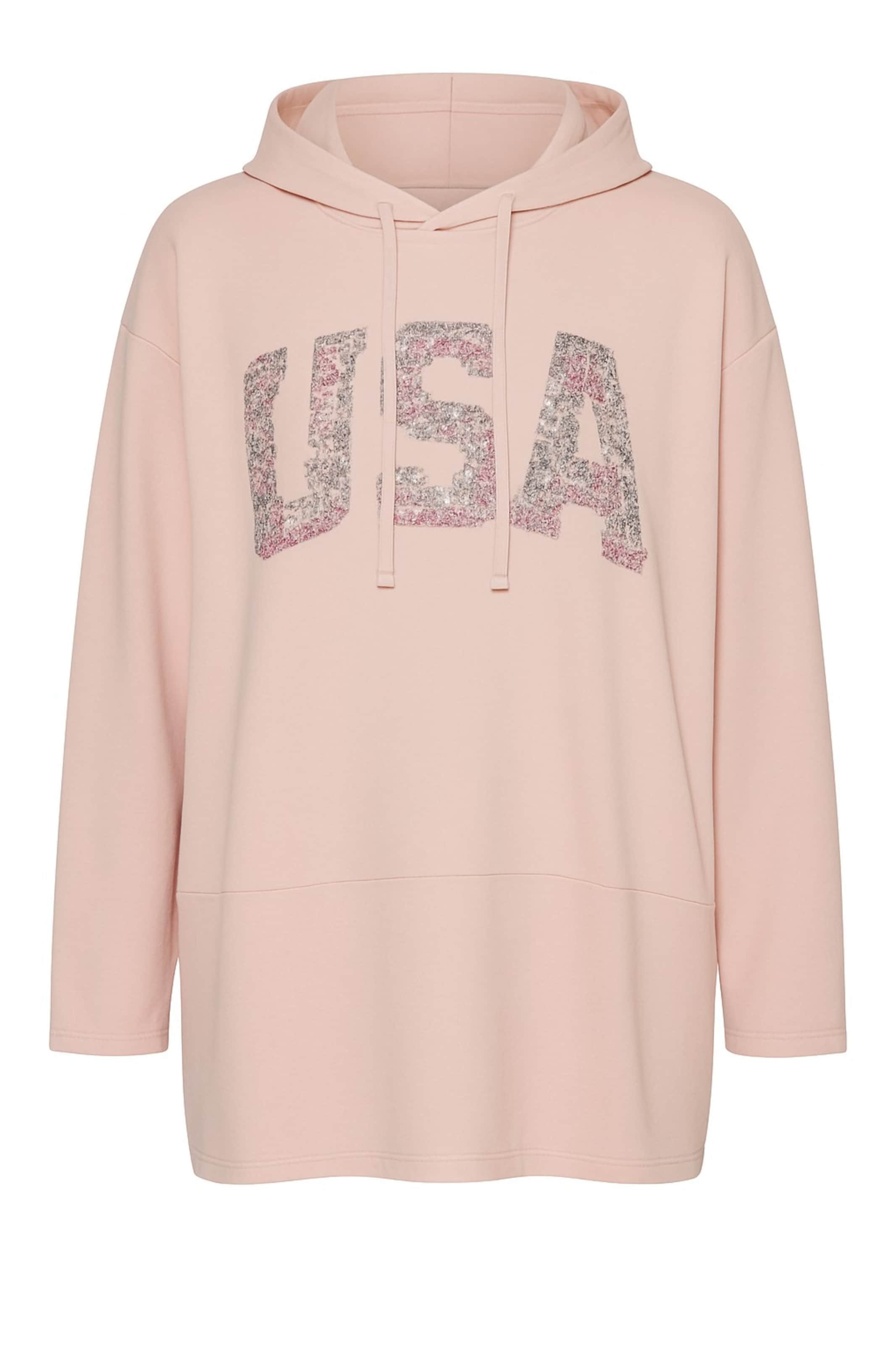 Stil Diva Sweatshirt in Pink: front