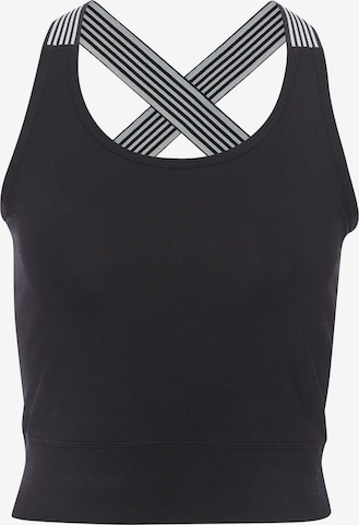 H.I.S Top in Schwarz: Vorderseite