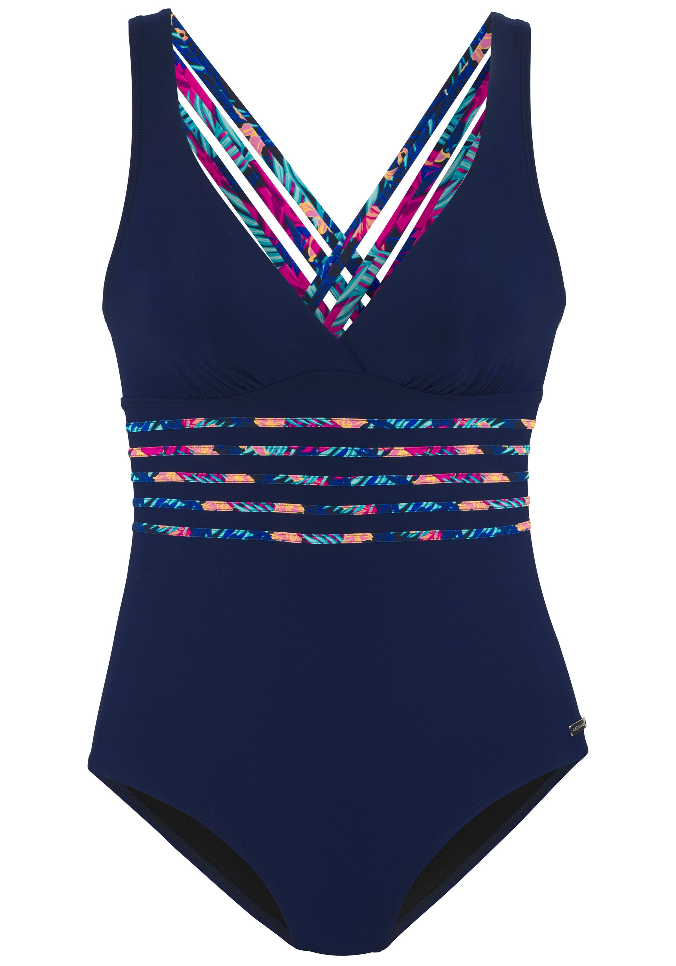 LASCANA - Triángulo Traje de baño en azul: frente