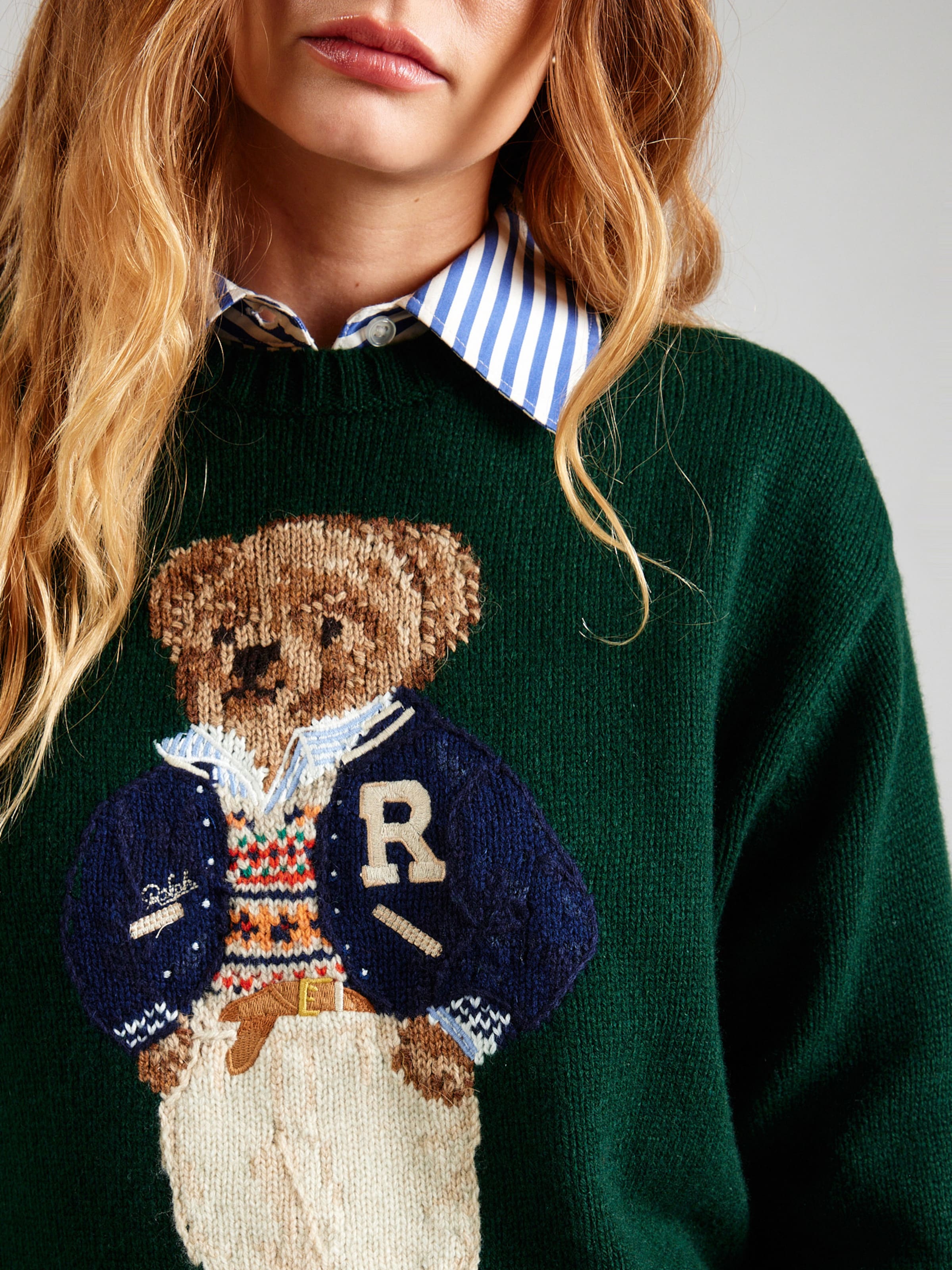Pull vert ralph lauren hotsell