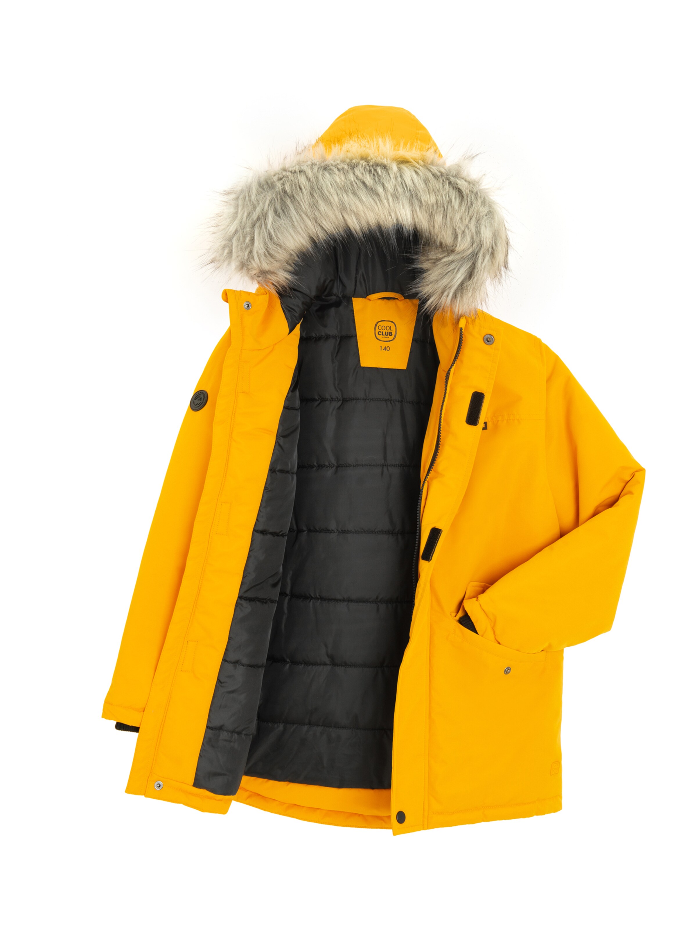 Cool Club Přechodná bunda – žlutá: přední strana