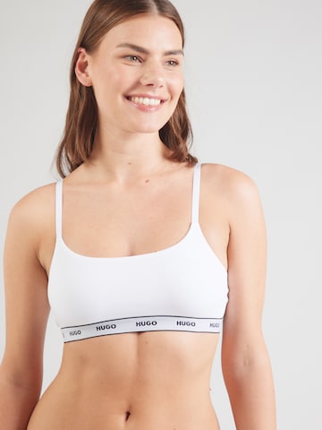 HUGO Bralette Bra in Black: front
