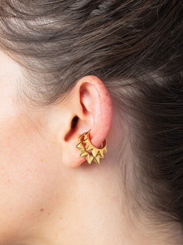 YParis Earrings 'Ear cuff Pike Double G' in Gold