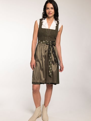 SPIETH & WENSKY Dirndl in Groen: voorkant