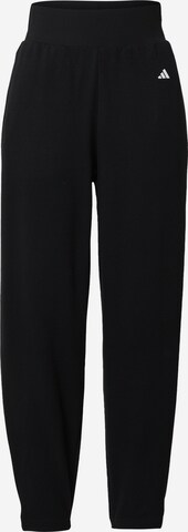 Loosefit Pantalon de sport 'Studio' ADIDAS PERFORMANCE en noir : devant