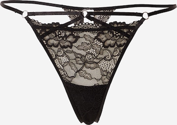 NLY by Nelly String 'Worthy Thong' in Zwart: voorkant