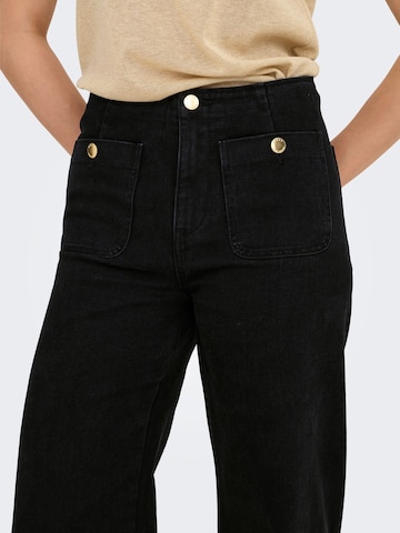 ONLY Wide leg Jeans 'ONLMadeline' in Black