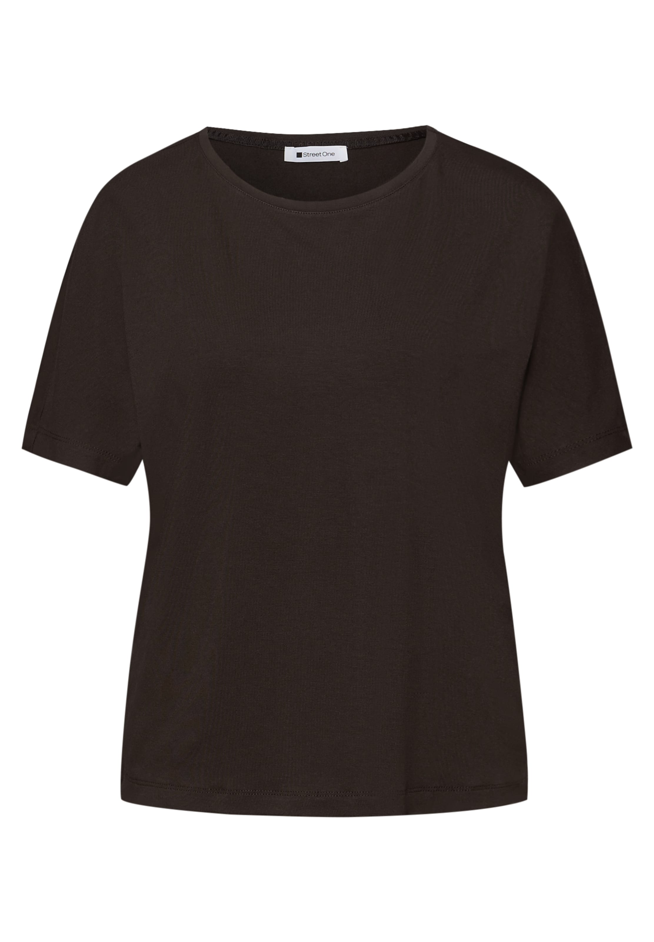 STREET ONE Shirt in Brown: front
