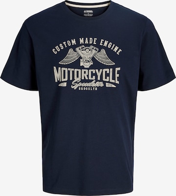 JJ Rebel Majica 'JREBMATHEO' | modra barva: sprednja stran