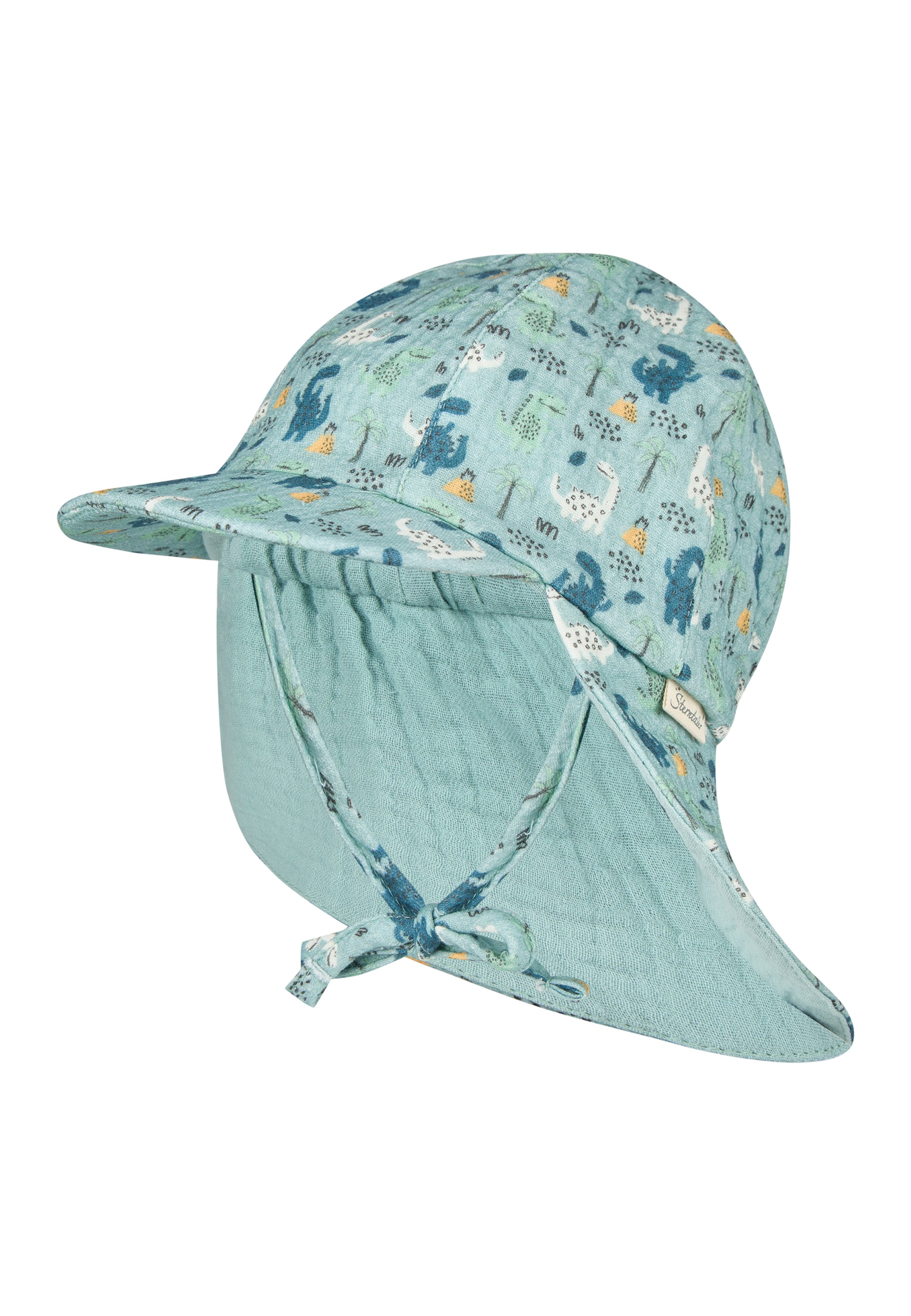 STERNTALER Hat 'Dinos' in Blue: front