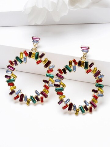 Boucles d'oreilles 'Violetasa' AVANT-GARDE PARIS en mélange de couleurs