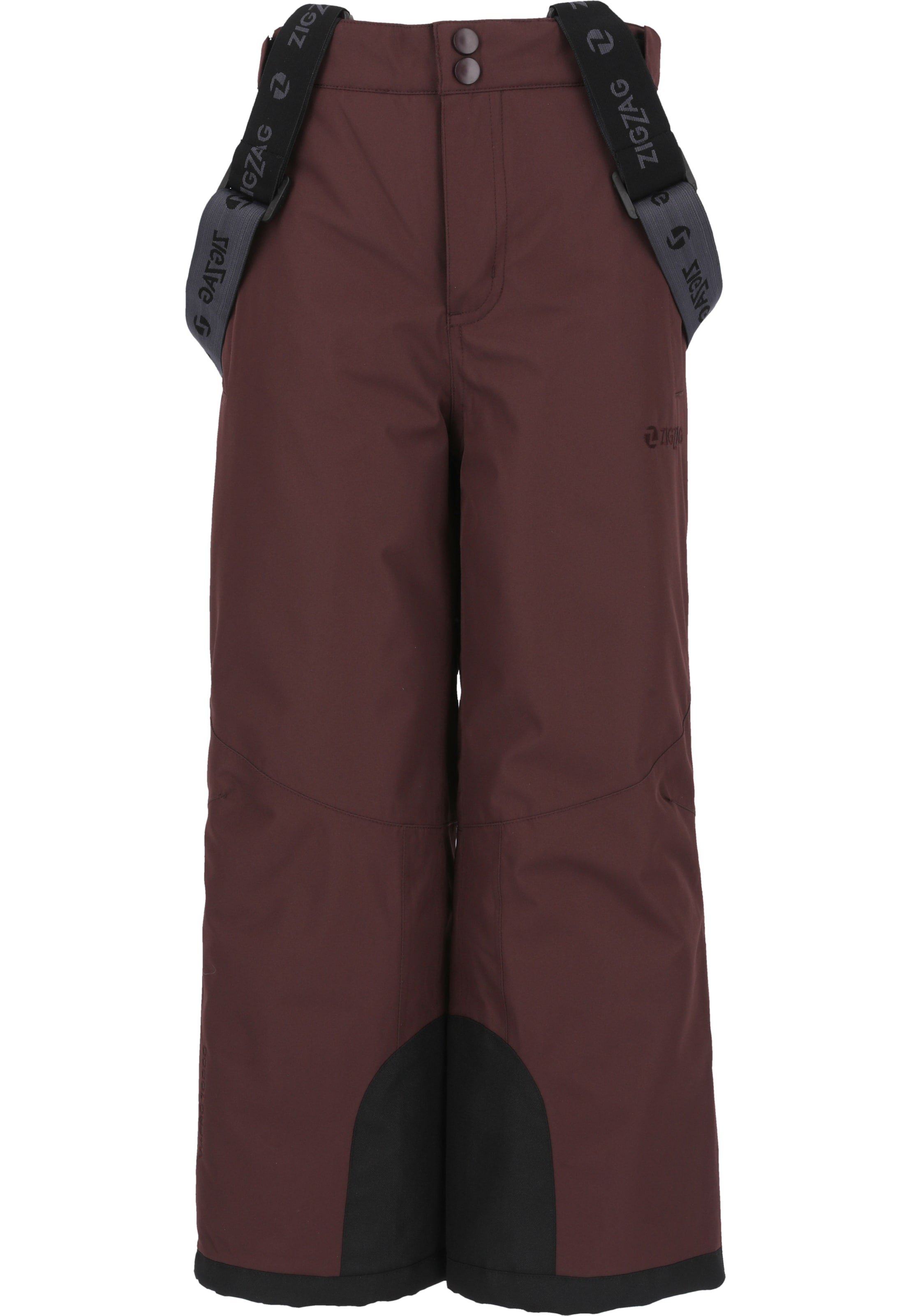 ZigZag Boot cut Sports trousers 'PROVO' in Brown: front