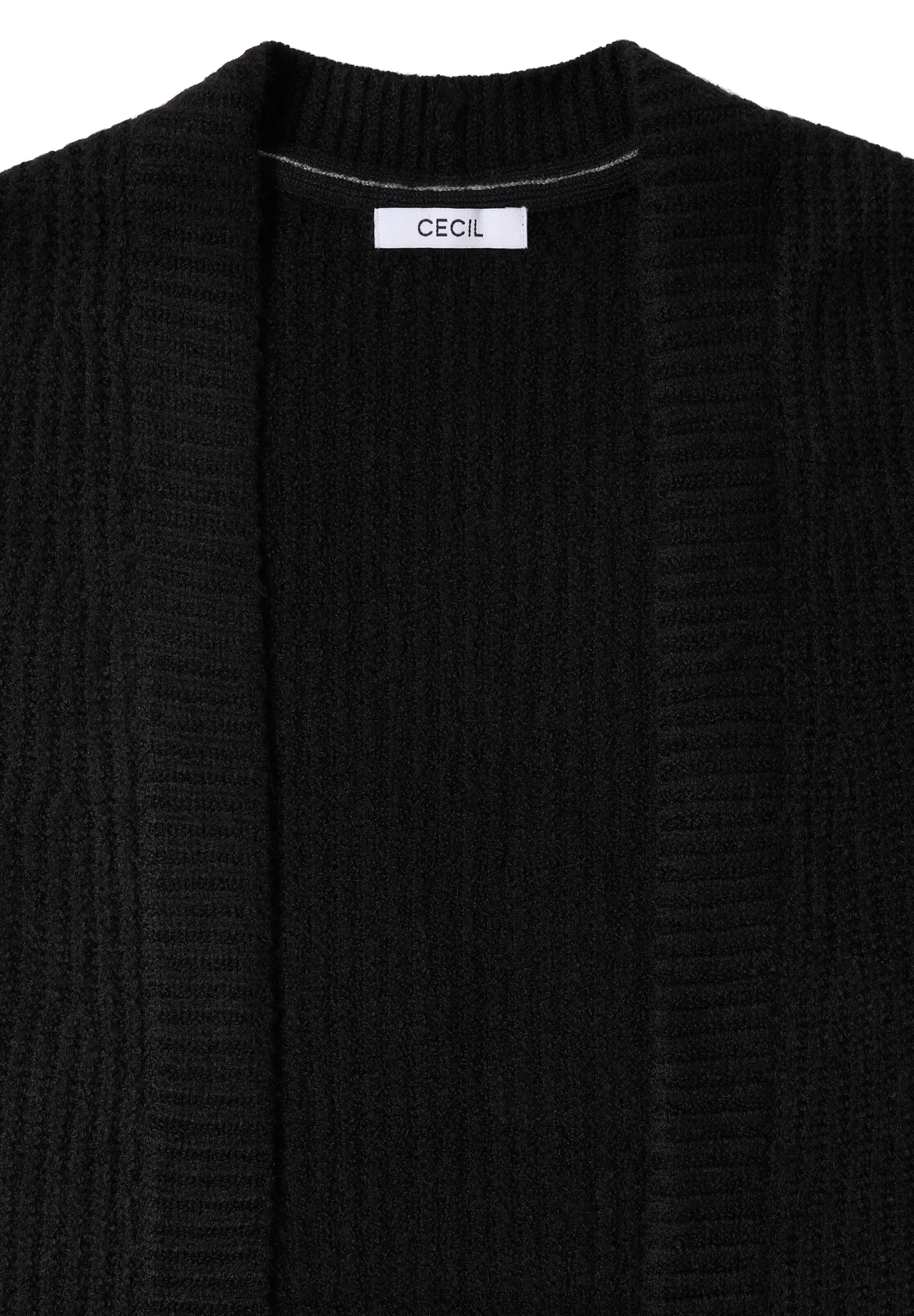 CECIL Strickjacke in Schwarz