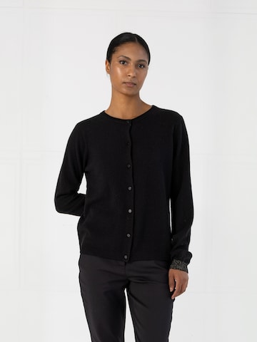 Coster Copenhagen Kardigan ' Cashmere ' – černá: přední strana