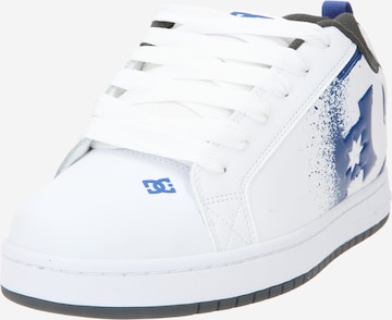 DC Shoes Nizke superge 'COURT GRAFFIK' | bela barva: sprednja stran