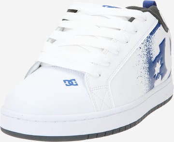 DC Shoes Trampki niskie 'COURT GRAFFIK' w kolorze biały: przód