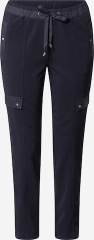 COMMA Regular Broek in Blauw: voorkant