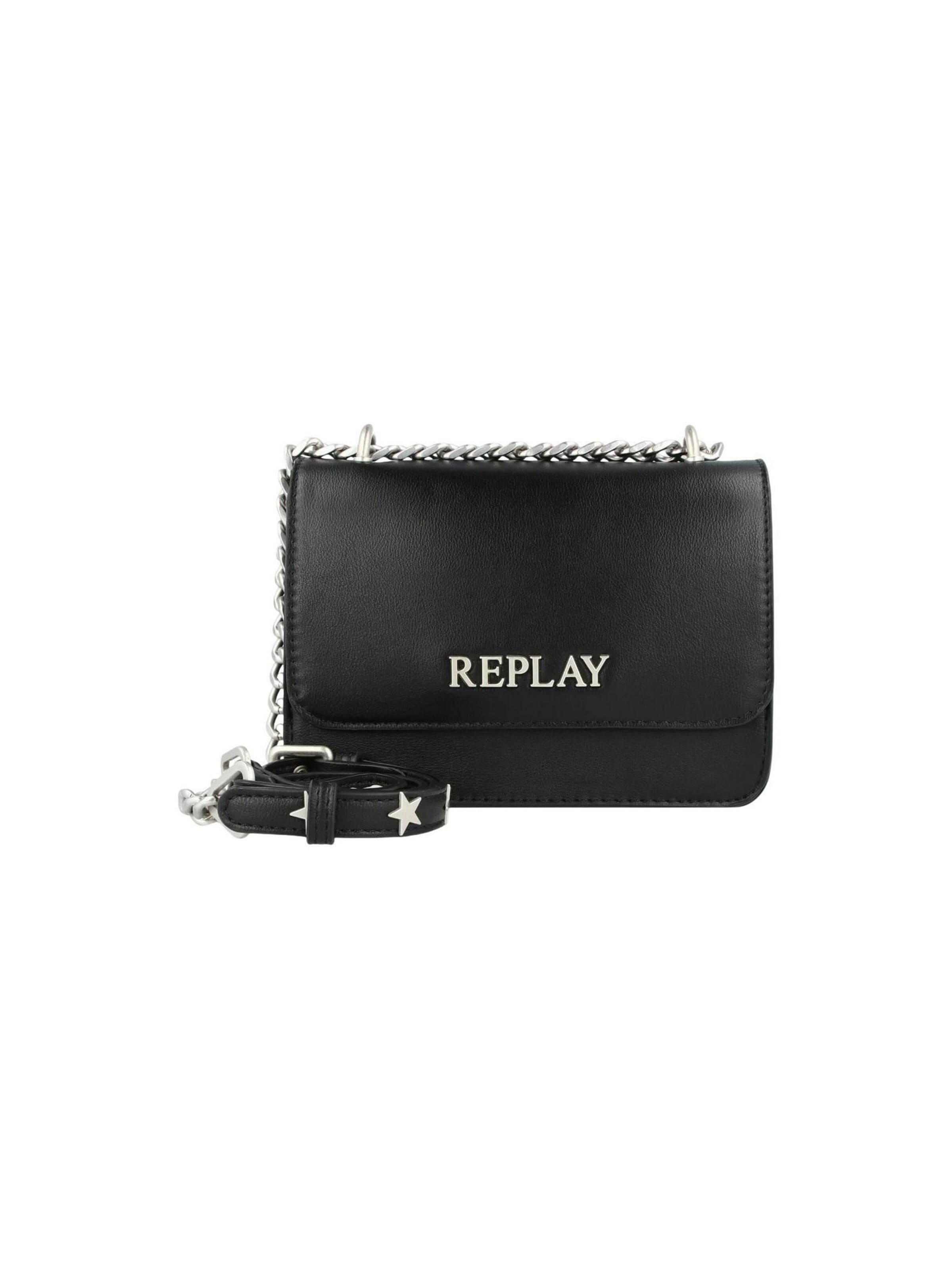 REPLAY - Bolso de mano en negro: frente