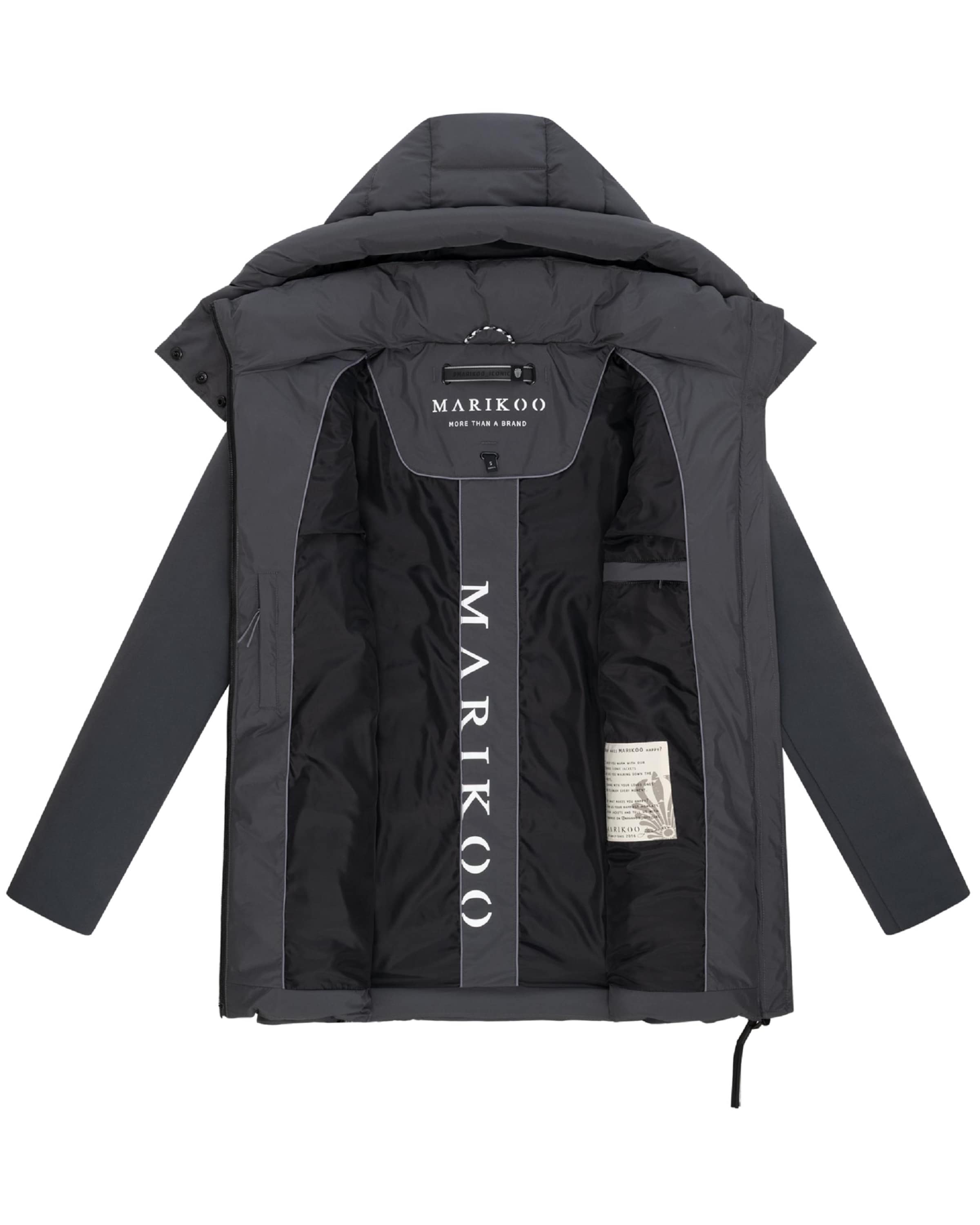 MARIKOO Zimná bunda 'Tivaa XVI' - Sivá