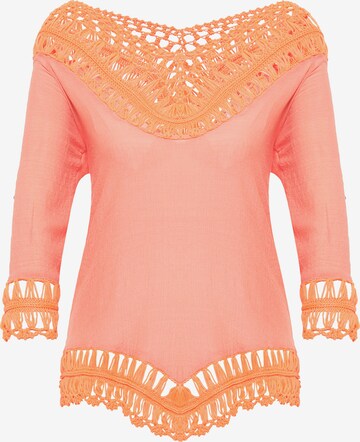 IZIA Tunic in Orange: front