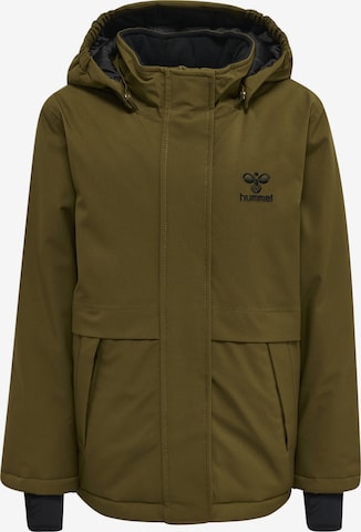 Hummel Outdoor jacket in Green: front