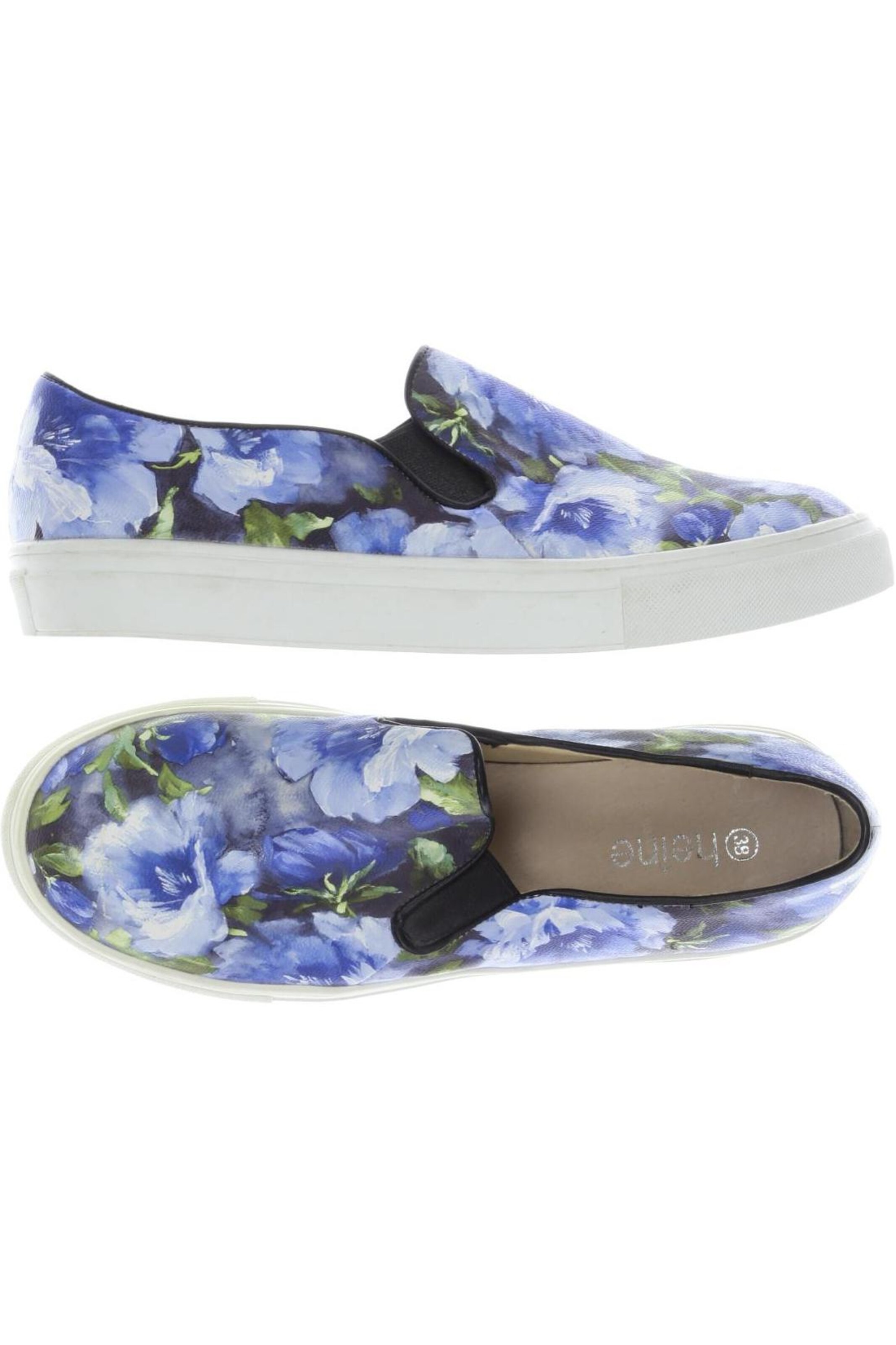 heine Flats & Loafers in 38 in Blue: front