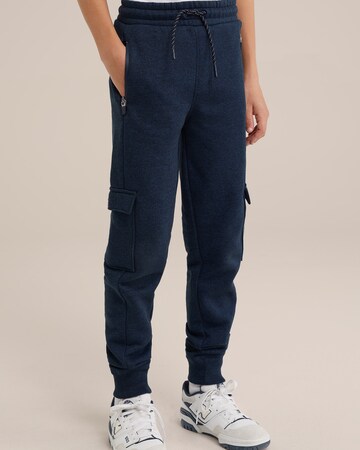 regular Pantaloni di WE Fashion in blu: frontale