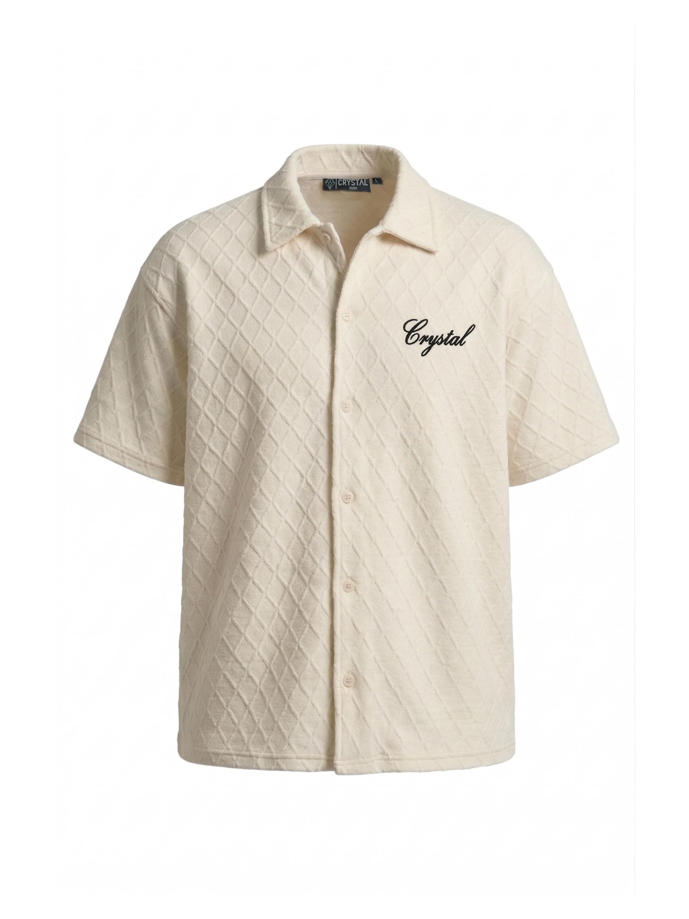 Crystal Paris Regular fit Overhemd 'Porto' in Beige