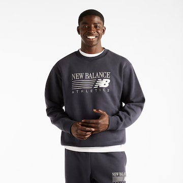 new balance Sweatshirt in Grau: Vorderseite