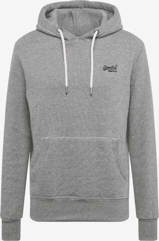 Superdry Sweatshirt in Grijs: voorkant