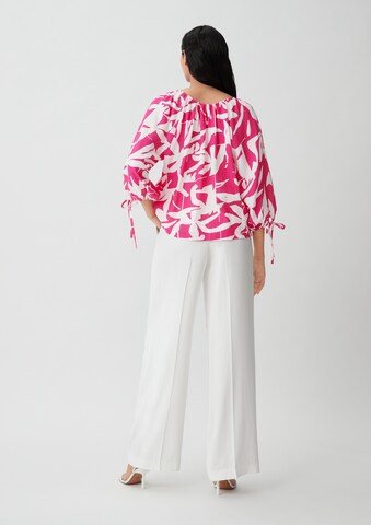 COMMA Blouse in Roze: terug