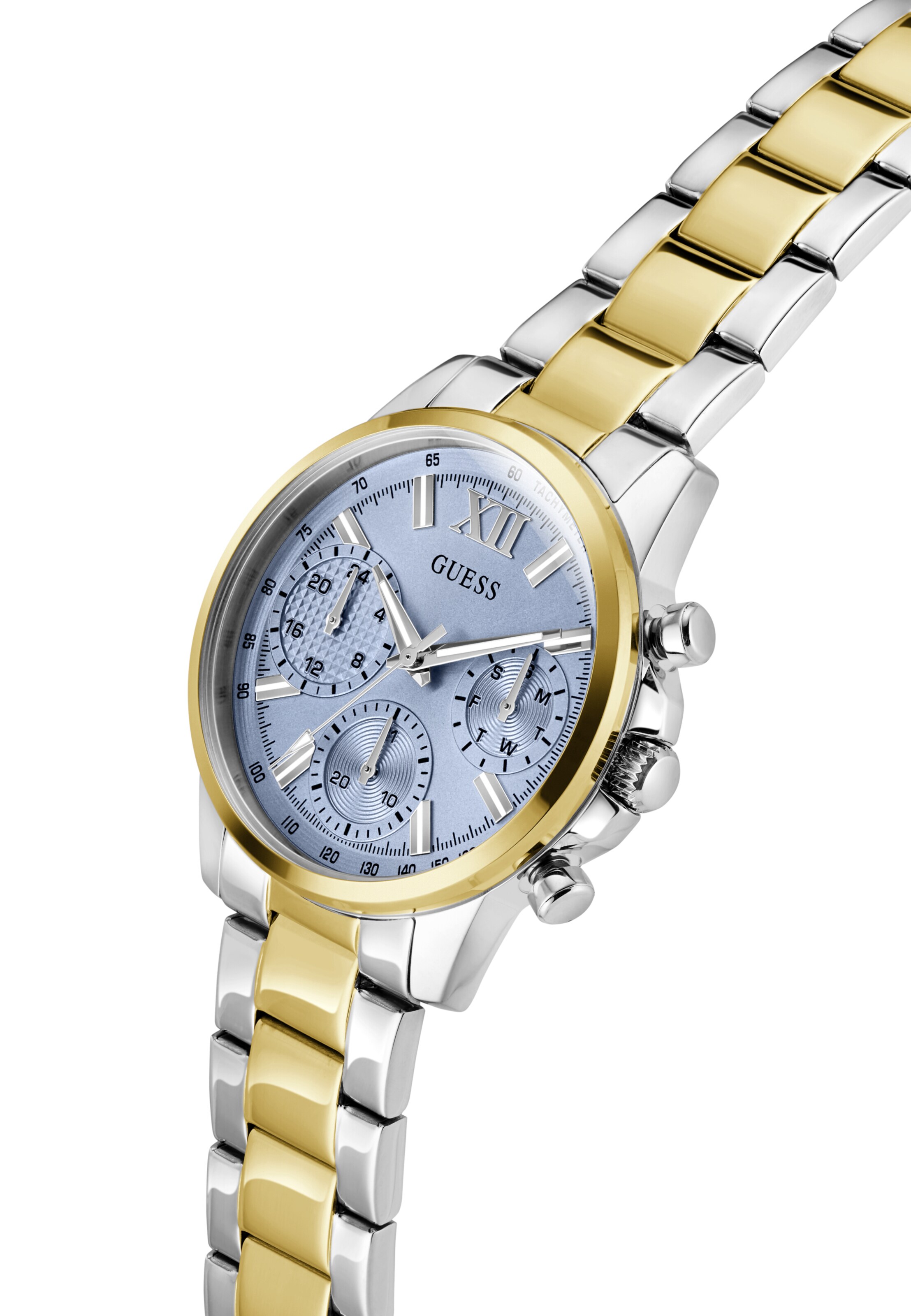 GUESS Analoguhr 'Bailey' in Gold