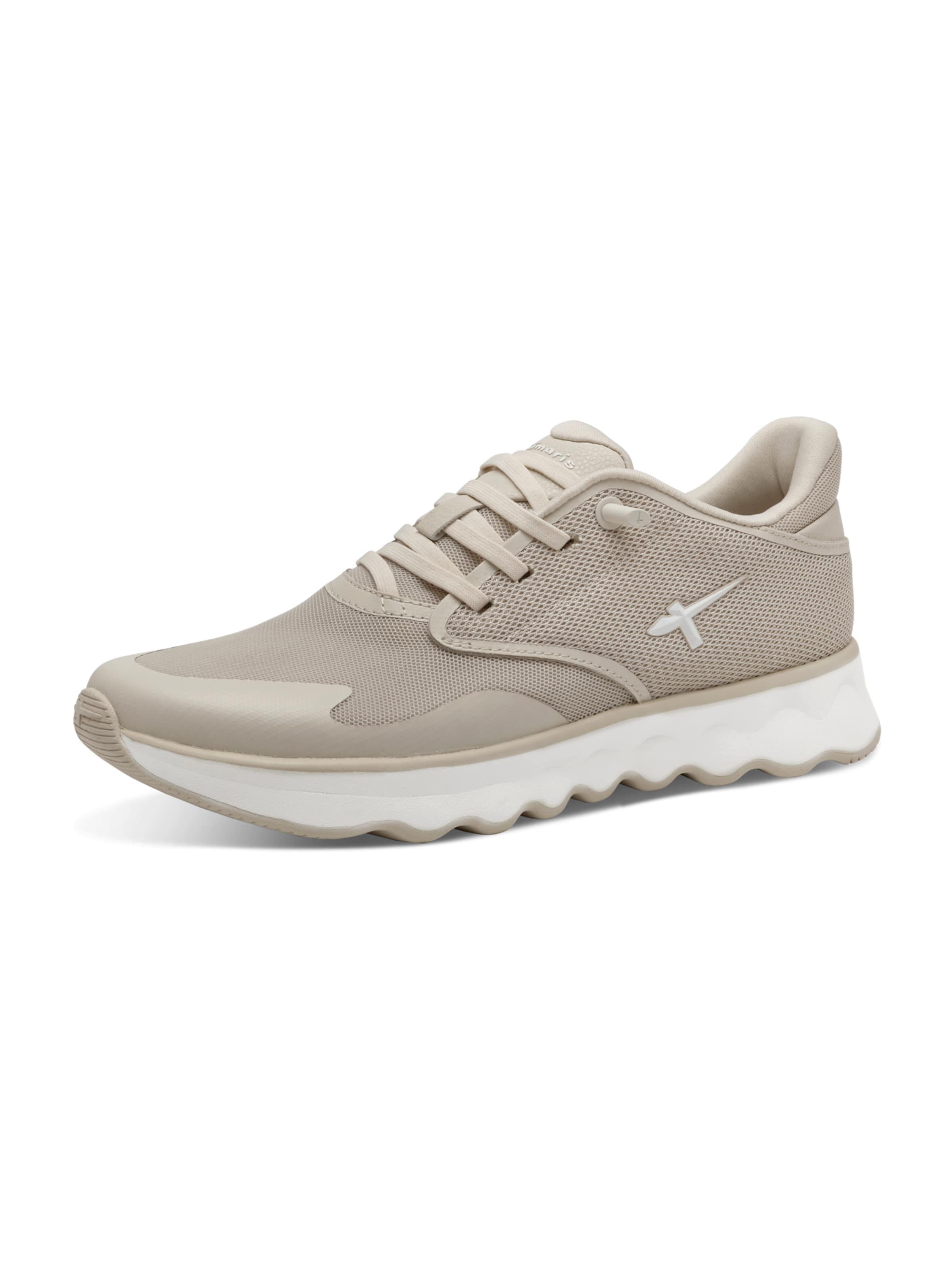 Tamaris Sneakers in Beige: front