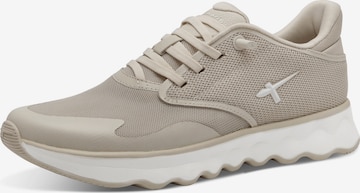 Baskets basses Tamaris en beige : devant